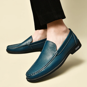 Loafers : Loafers Heren Blauw - Luxor - Stijlvolle in van Pantino
