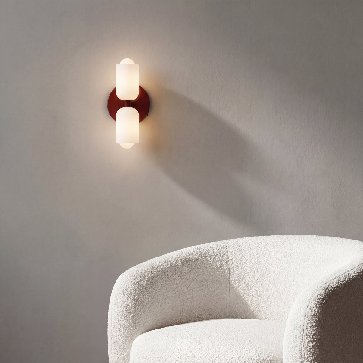 Scandinavische Minimalistische Op-Neer Wandlamp - Diffuse Gloed
