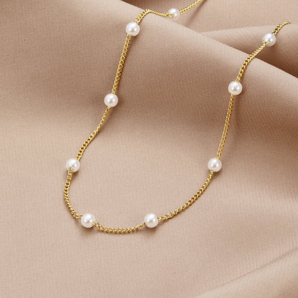 Necklace : Nursena Eternity 37cm in van Pantino