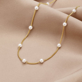Necklace : Nursena Eternity 37cm in van Pantino