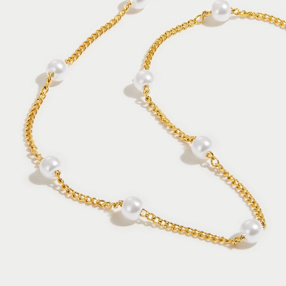 Necklace : Nursena Eternity 37cm in van Pantino