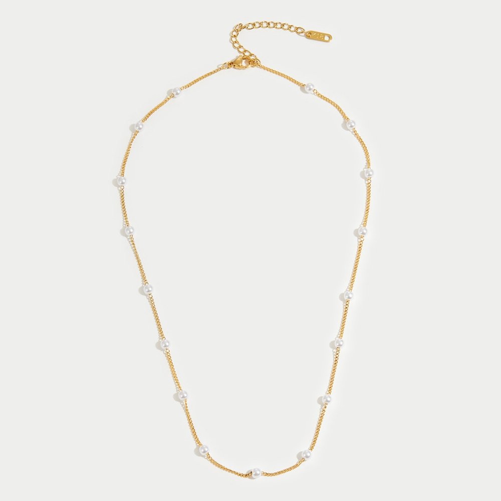 Necklace : Nursena Eternity 37cm in van Pantino