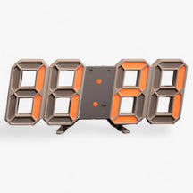 other : NordiClock - Wecker en Digitale Klok - Multifunctionele Elektronische Weergave in Wit en oranje van Pantino