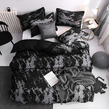 home & garden : Luxe Lakens Set Zwart - Zachte Slaapkamer Comfort - Microvezel in 2 EU van Pantino