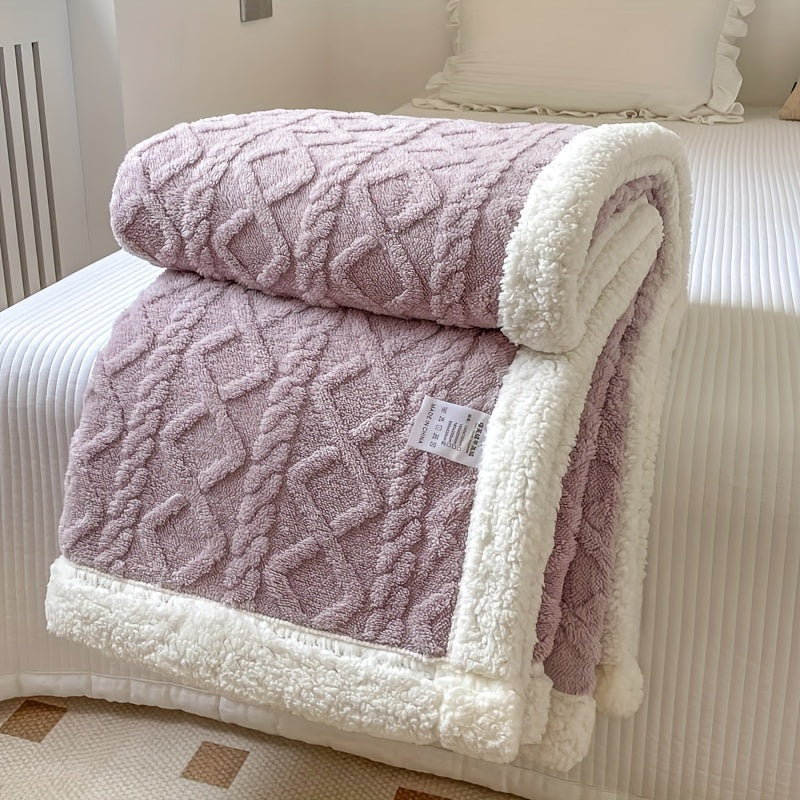 home & garden : ComfortCover - Comfort Deken - Grijs in Lila van Pantino