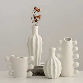 home & garden : Minimalistische Vaas - Scandinavisch Ongeglazuurd Keramiek - Keramiek in van Pantino