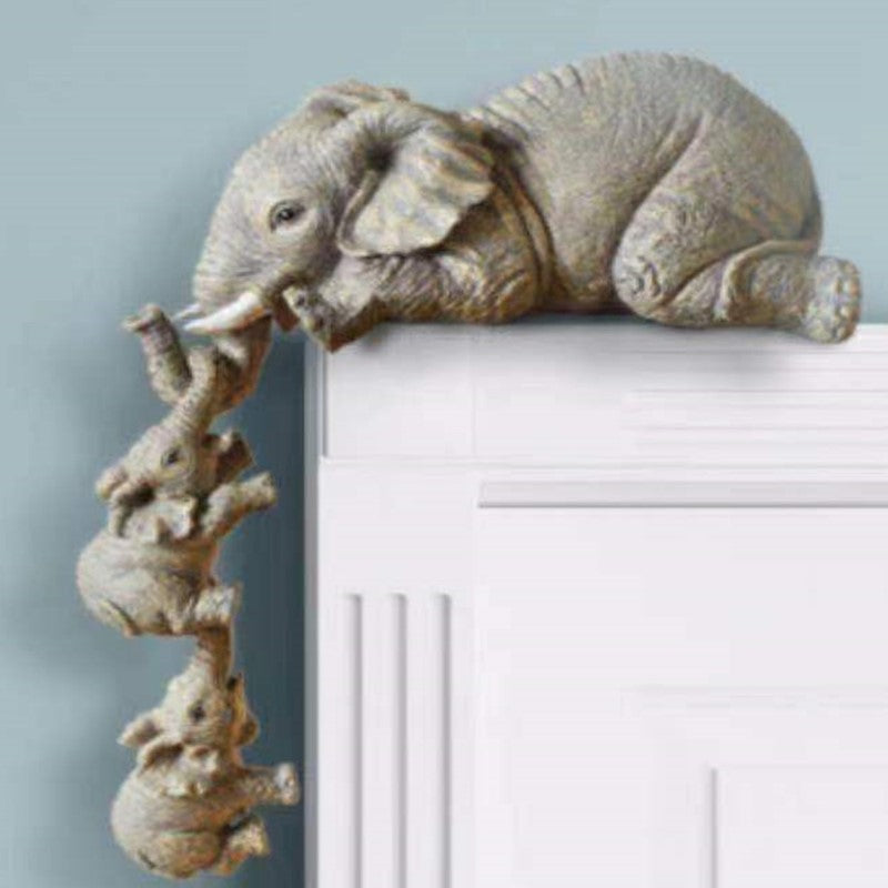 home & garden : Olifanten Decoratie - Eyecatcher Woonkamer Accent - Keramiek in van Pantino