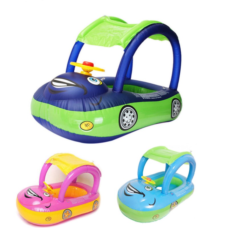 other : Opblaasauto Kinderen Donkerblauw - Speelgoed Baby Peuters - PVC in van Pantino