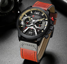 watches : Horloge Heren Zwart - Curren Polshorloge voor Rose + in Zwart van Pantino