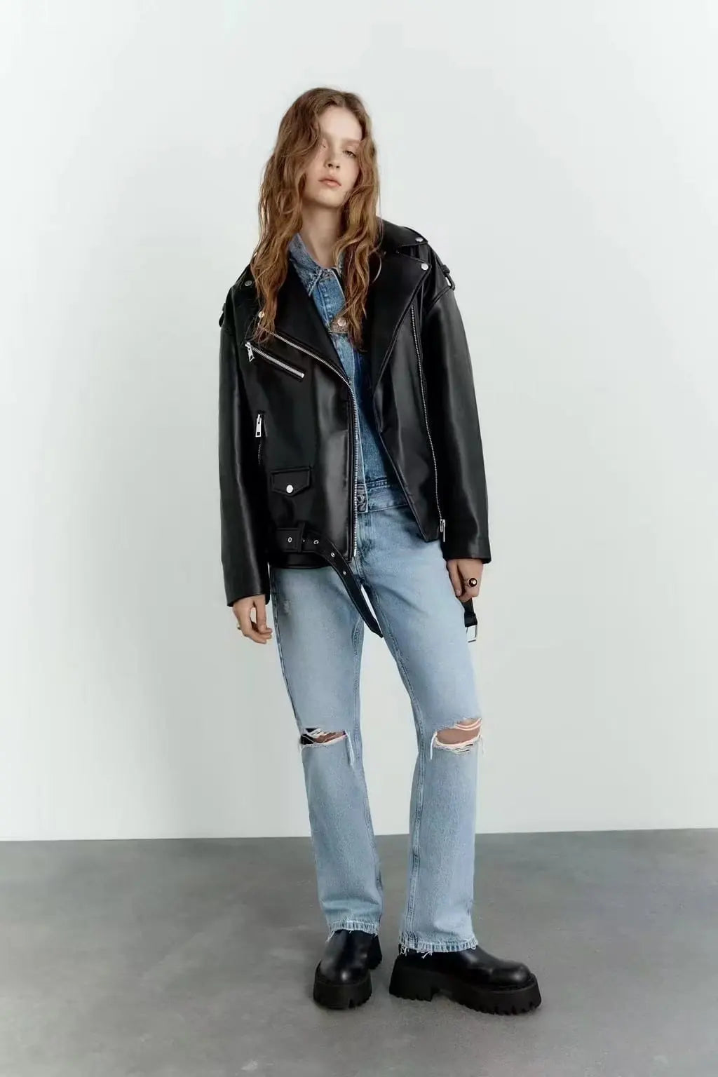 Jacket : Jas Heren Zwart - Veganistisch Leren Jasje in van Pantino