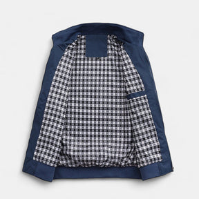 Bomber Jacket : Jack Heren Zwart - Moderne Bomberjack in van Pantino