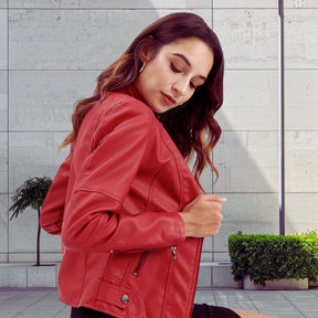 Jacket : Jack Zwart - Audace - Essentieel Vegan Leren in van Pantino