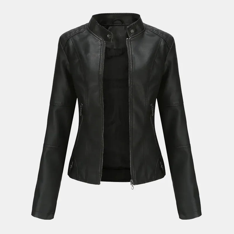 Jacket : Jack Zwart - Audace - Essentieel Vegan Leren in Zwart van Pantino