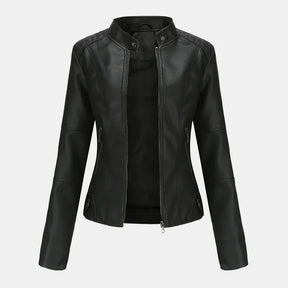 Jacket : Jack Zwart - Audace - Essentieel Vegan Leren in Zwart van Pantino