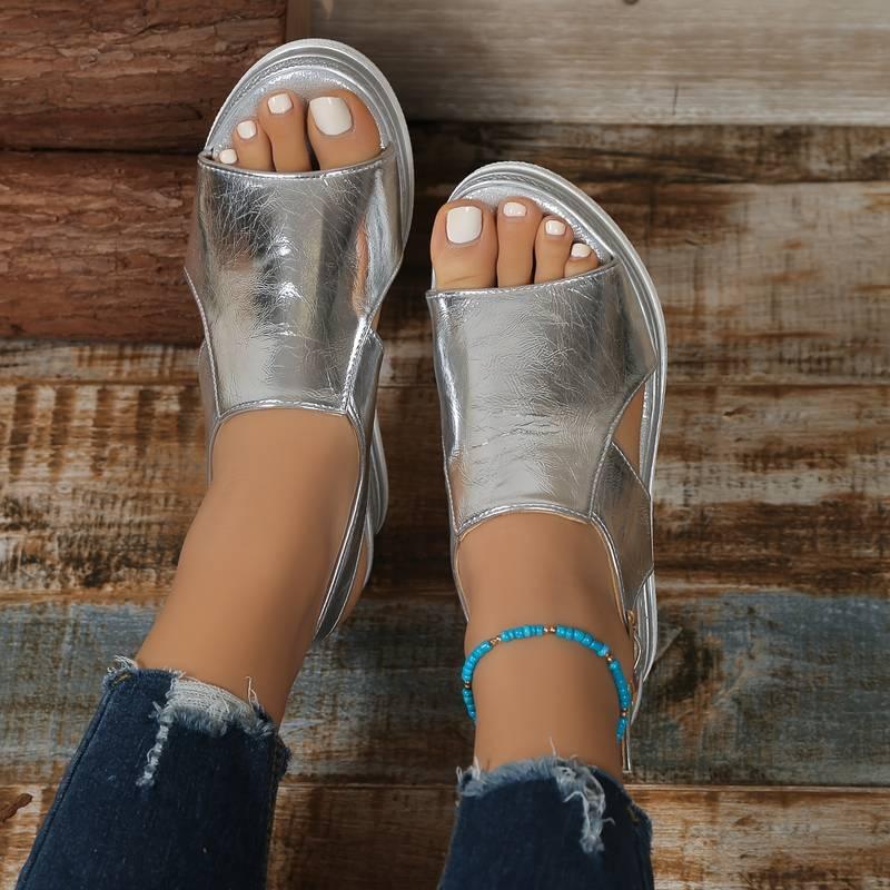 Sandals : Orthopedische Sandalen Dames - Zonnegoud - Comfortabel & Stijlvol in van Pantino
