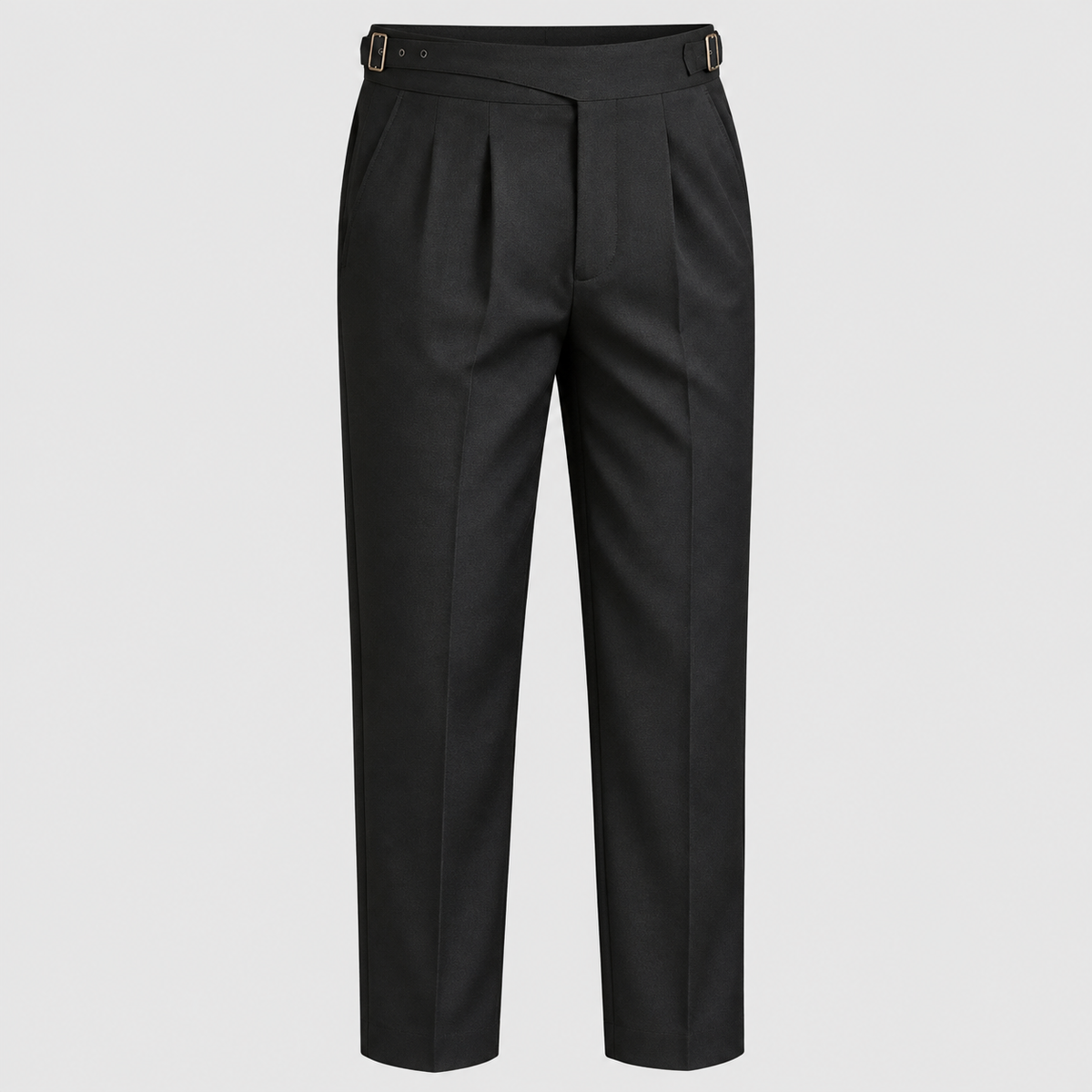 Pants : Zakelijke Stijl Zwart in Zwart van Pantinoshop