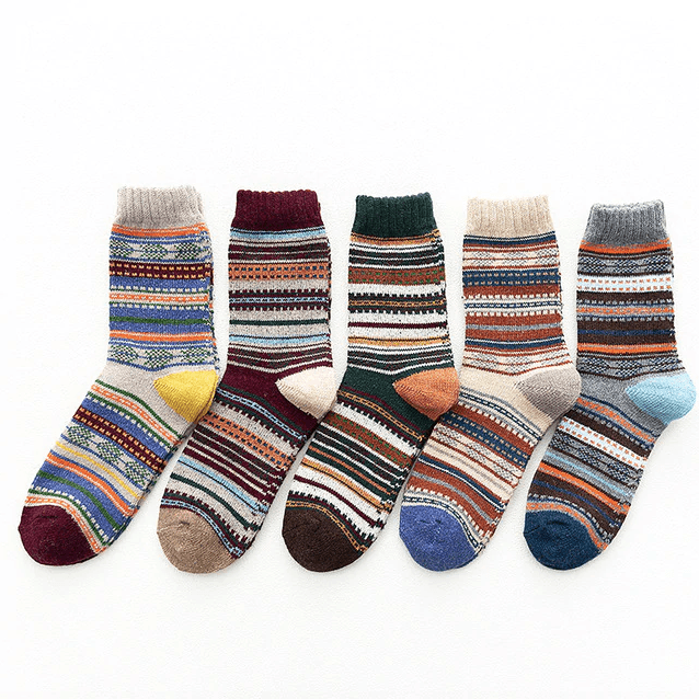 Socks : Chaussettes D'hiver | Chaleur Ultime, Confort et Durabilité Coton in Espen (5 paires) van Pantino