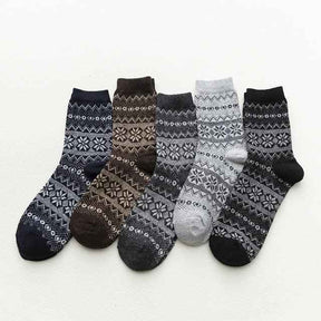Socks : Chaussettes D'hiver | Chaleur Ultime, Confort et Durabilité Coton in Bergen (5 paires) van Pantino