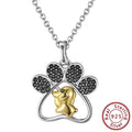 Collana Argento - Zampa di Cane Sterling