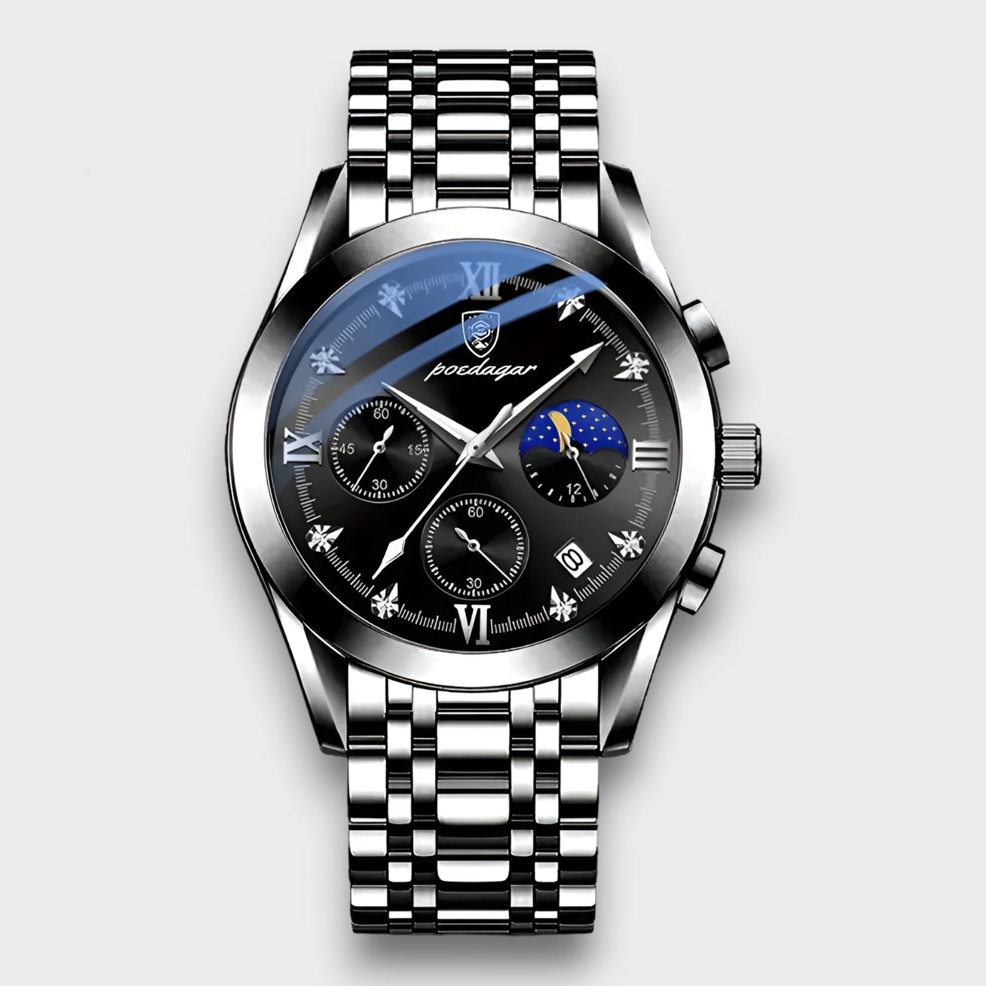 watches : Horloge Heren Bruin / Goud - PerdanaSwiss - Kwartshorloge voor in Zilver (4 beschikbaar) van Pantino