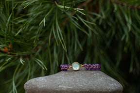 Bracelet : Armband Paars - HealWithin Amethist Helende in van Pantino