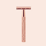 Rasoir de sûreté SmoothShave doré avec 10 lames premium interchangeables