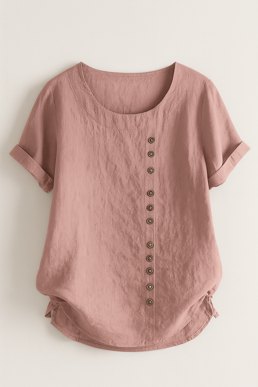 Women's Top Clothes : Heren Linnen Casual Zomeroverhemd met Knopen, Lange Mouwen, Ademend in van Pantinoshop