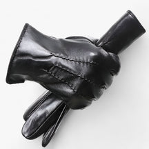 Gloves : Handschoenen Zwart - RippleWarm - Schapenvacht Winter in Zwart van Pantino