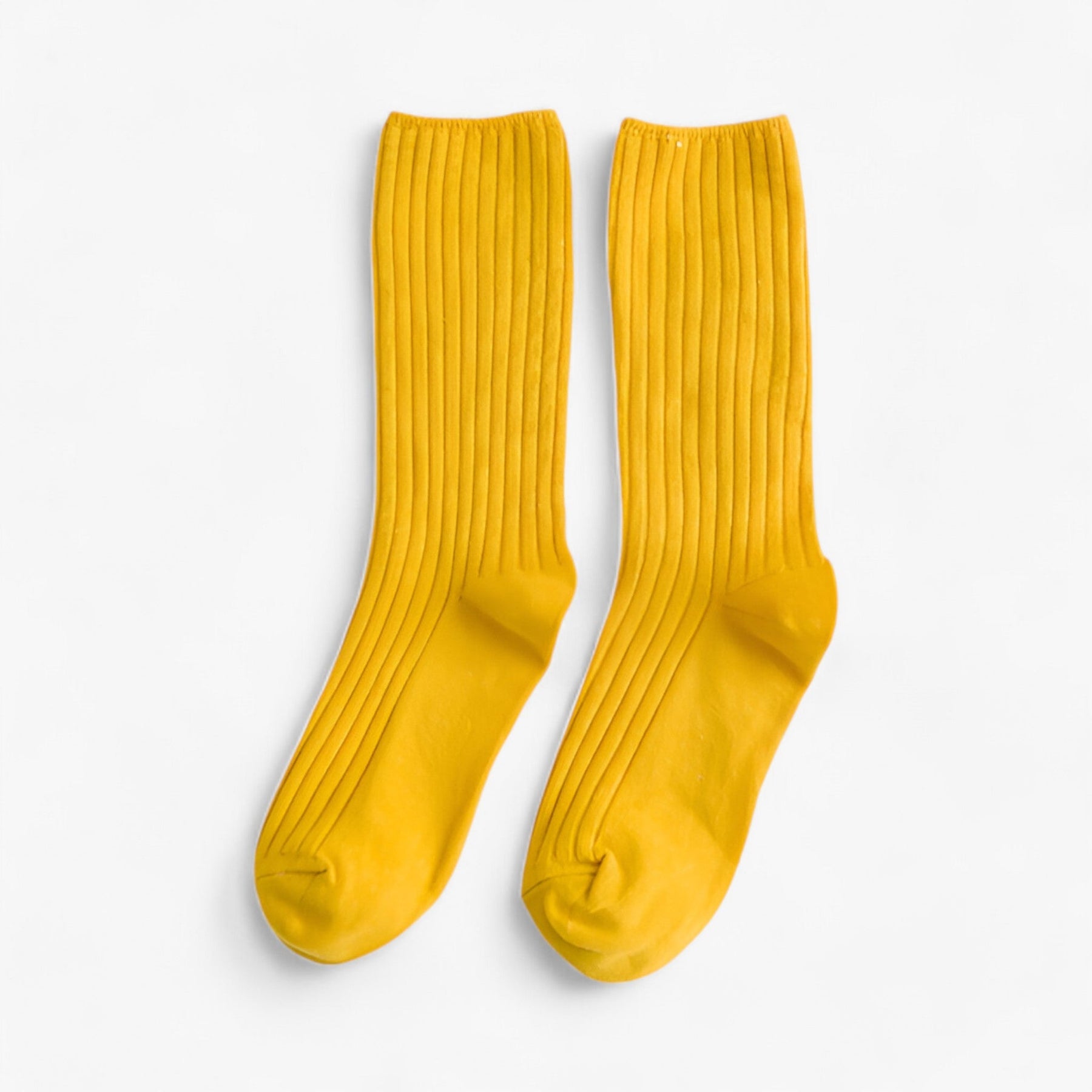 Socks : Sokken Blauw - Zachte, Ademende Katoen - Comfortabel en Luchtig (1 Paar + 1 Paar Gratis) in Geel 36-43 van Pantino