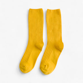 Socks : Sokken Blauw - Zachte, Ademende Katoen - Comfortabel en Luchtig (1 Paar + 1 Paar Gratis) in Geel 36-43 van Pantino