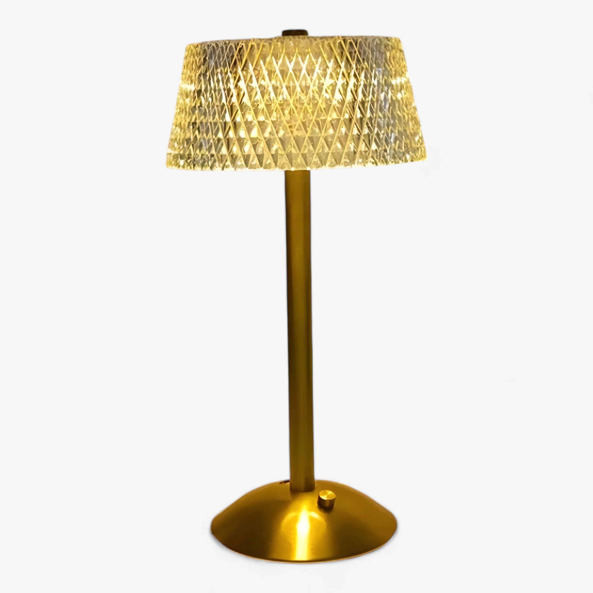 Table Lamp : Kristallen Tafellamp - USB Oplaadbare LED - Oogbeschermingslicht voor Slaapkamer, Kantoor en Bruiloft in van Pantino
