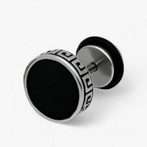 Earrings : Oorbellen Heren - Vintage Titanium - Duurzaam en Stijlvol in S-1 stuks van Pantino