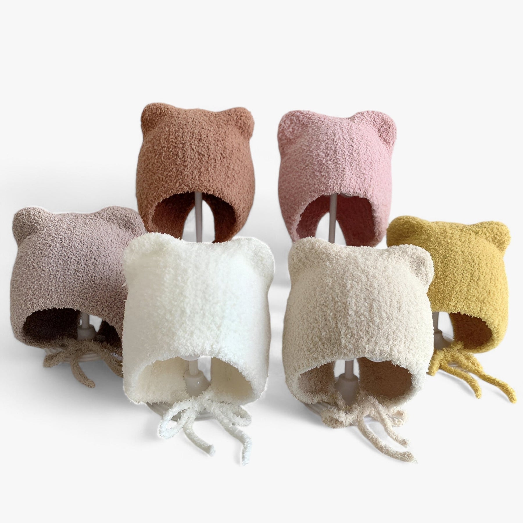 Baby Hat : Muts Dames Beige - Wintermuts voor Baby's - Zachte Warmte met Schattige Oorbedekking in van Pantino