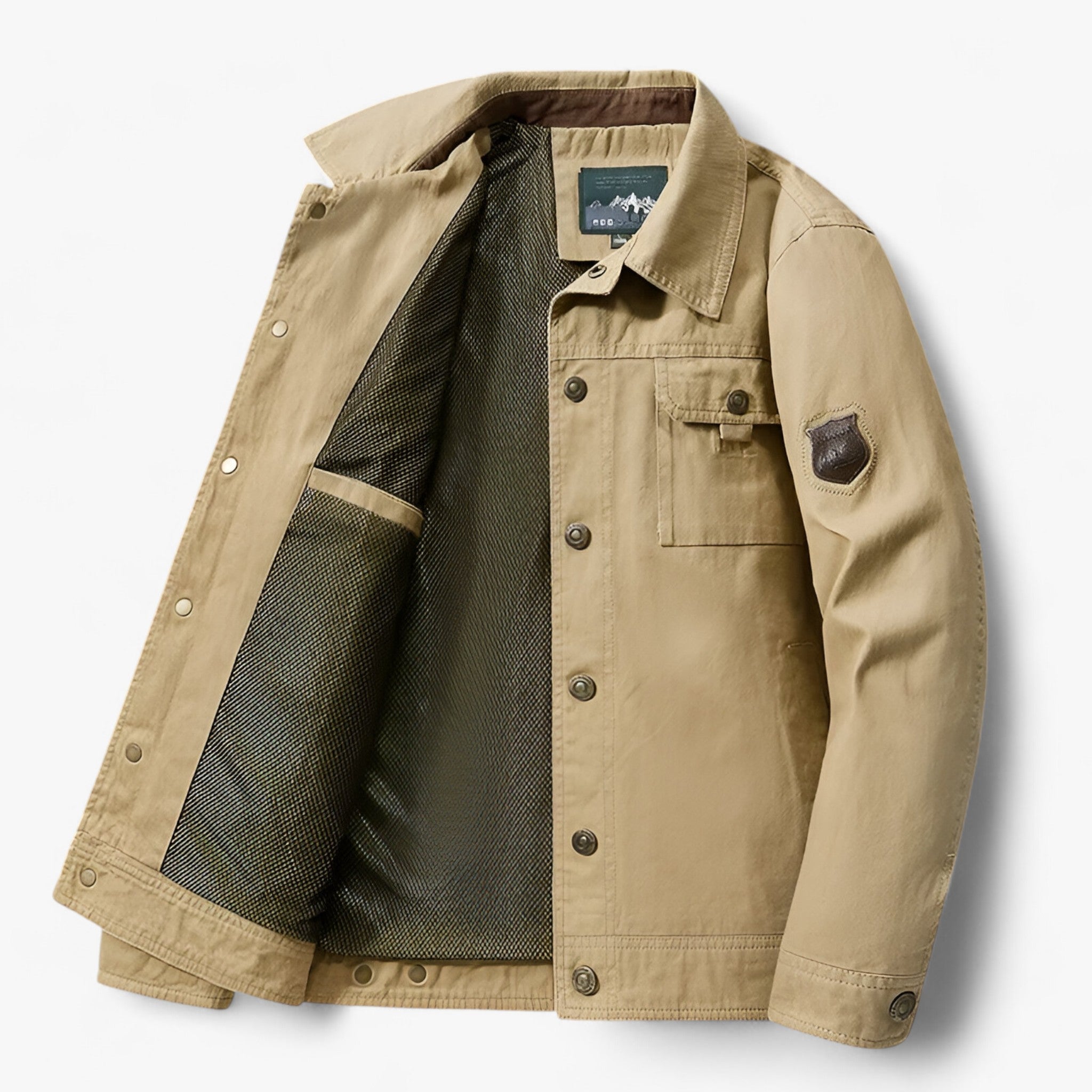 Bomber Jacket : Jack Heren Blauw - Bomberjack - Tactische Comfort in Kaki van Pantino