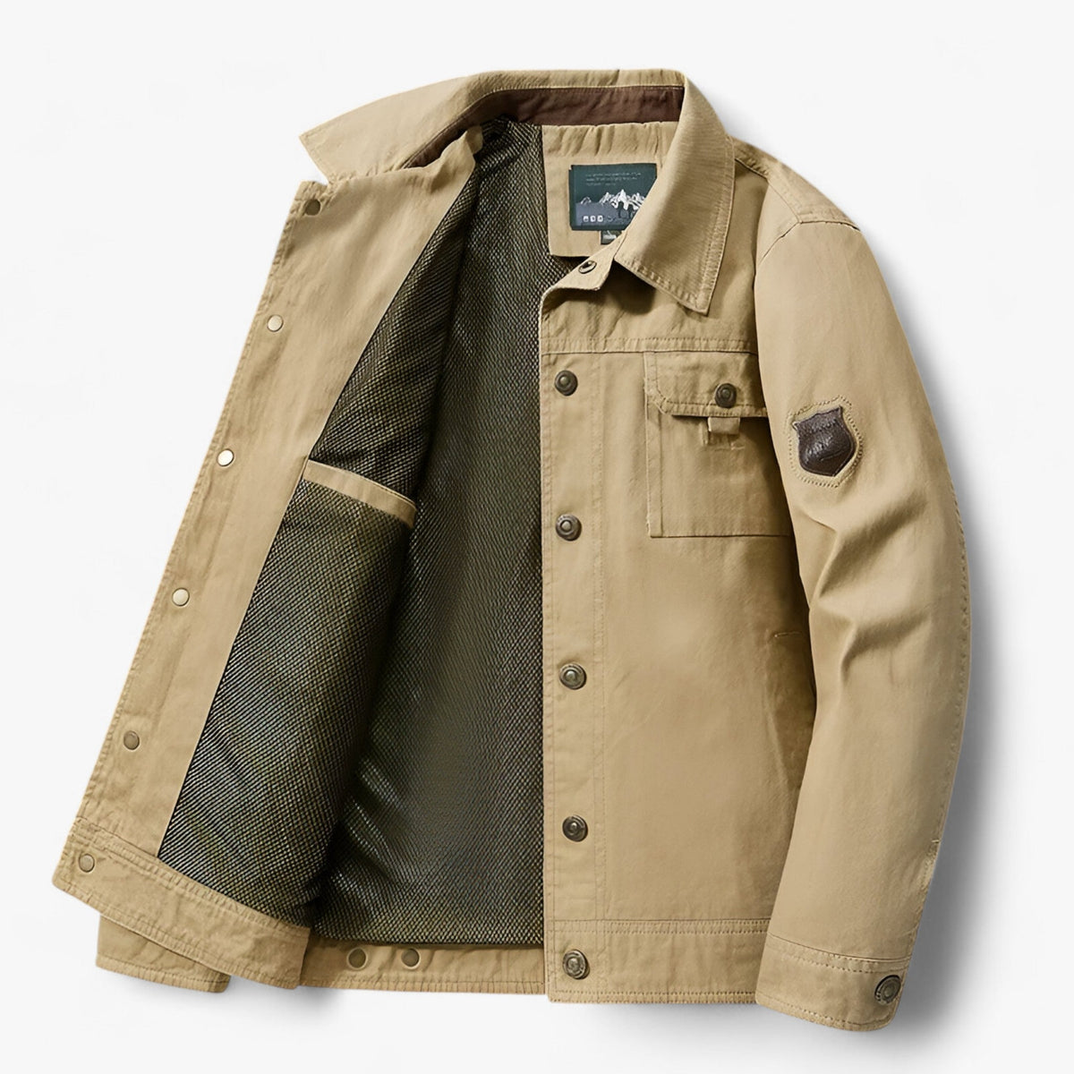 Bomber Jacket : Jack Heren Blauw - Bomberjack - Tactische Comfort in Kaki van Pantino