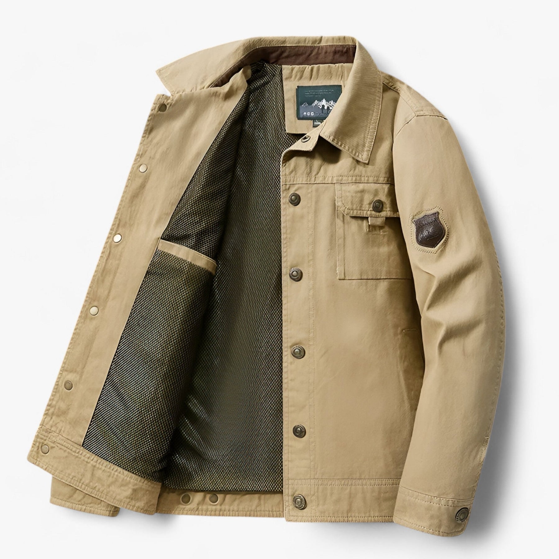 Bomber Jacket : Jack Heren Blauw - Bomberjack - Tactische Comfort in Kaki van Pantino