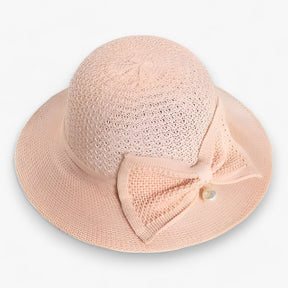 Sun Hat : Vrouwen Zonnehoed - Verdampende Zonnebrandbescherming in Roze Één maat van Pantino