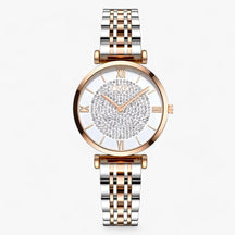 watches : Horloge Dames Zilver - Luxe RVS - Elegant en Tijdloos in Goud van Pantino