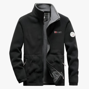 Fleece Jacket : Fleecejas - Comfortabel en Koudbestendig met Extra Zakken in Zwart van Pantino