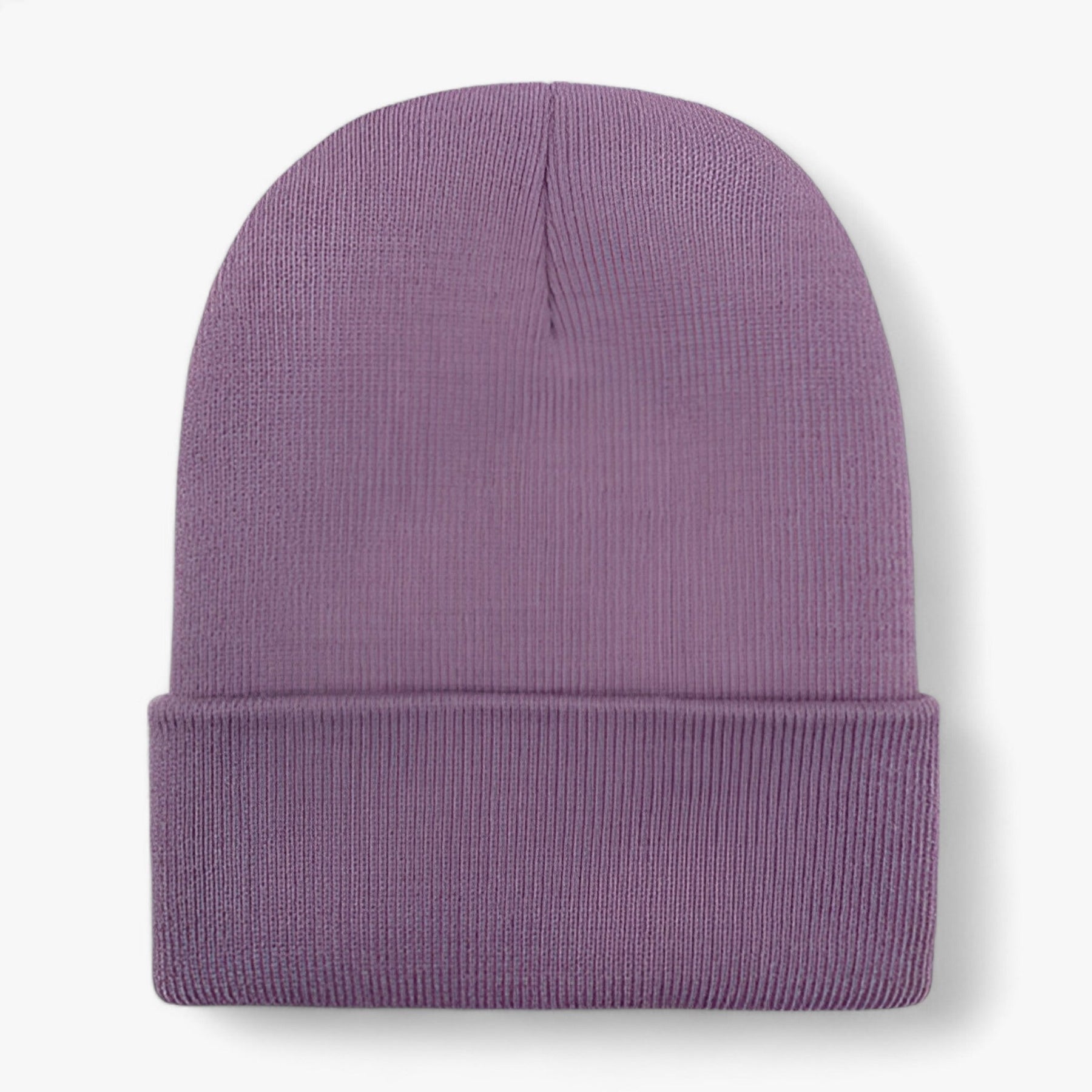 Beanie : Muts Dames Donkergrijs - Unisex Fleece - Zachte Warmte voor Iedereen in Lichtpaars van Pantino