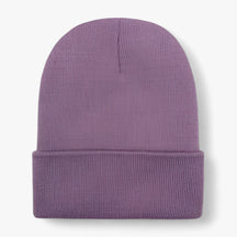 Beanie : Muts Dames Donkergrijs - Unisex Fleece - Zachte Warmte voor Iedereen in Lichtpaars van Pantino