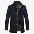 Warmte voor Herfst & Winter Heren Marineblauw