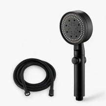 home & garden : Aquaboost Douchekop - Krachtige en Aanpasbare Douches - Stijl 1-zilver in Stijl 1-Zwarte slang van Pantino