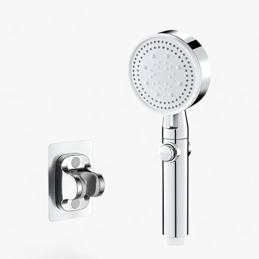 home & garden : Aquaboost Douchekop - Krachtige en Aanpasbare Douches - Stijl 1-zilver in Stijl 1-Zilveren standaard van Pantino