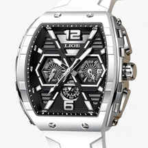 watches : Luxe Waterproof Kvarnurk - Geeft Je Look Precisie in Wit van Pantino
