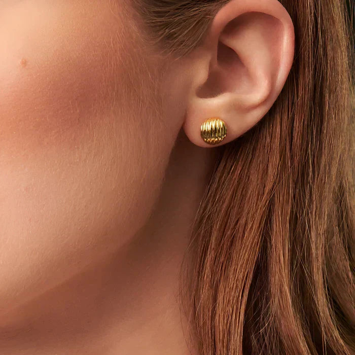 Earrings : Klassieke Charme en Verfijning - Goud in Goud van Pantino