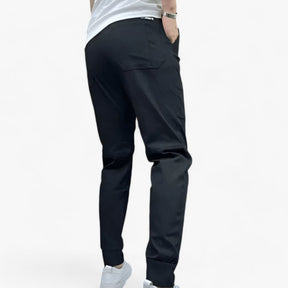 Cargo Pants : Broek in Stretch Heren - Ultieme Flexibiliteit - Zwart in van Pantino