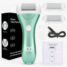 Electric Callus Remover : Lima voor Voeten - Elektrische Epilator voor Eelt - Maakt de Voeten Glad in Groen-met doos van Pantino