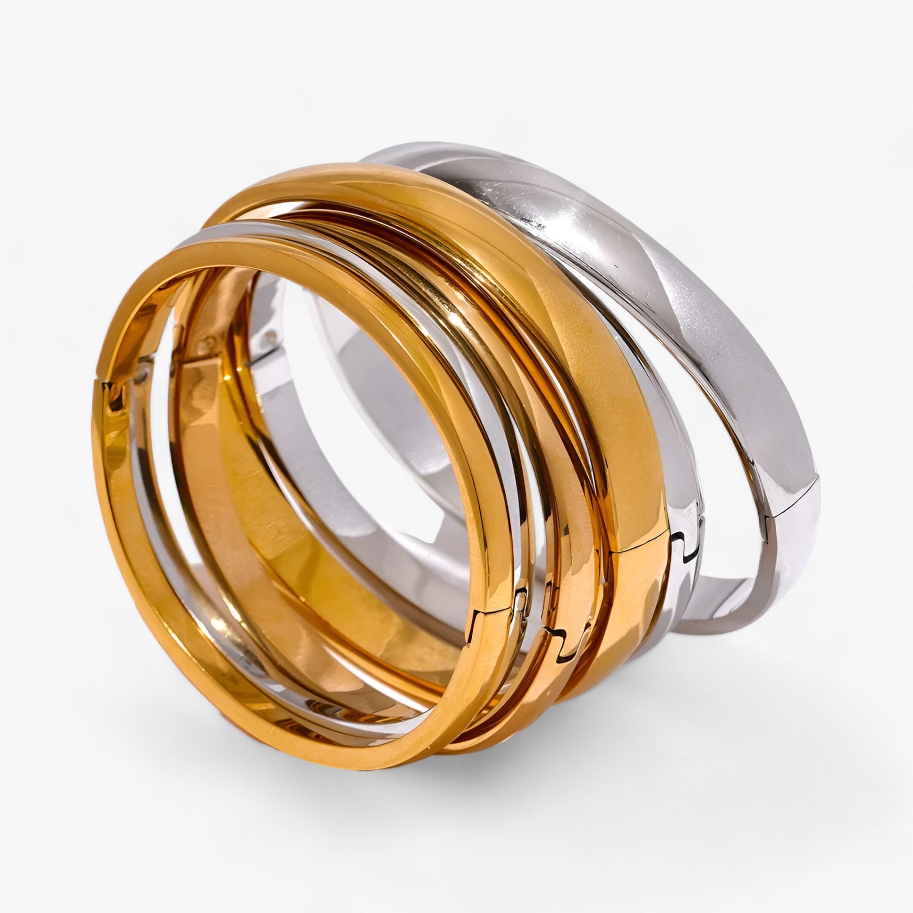 Bracelet : Waterdichte Armband Dames - Minimalistische 18k Gouden Bedel - YH1566A Goud in van Pantino