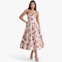 Dress : Elegantie en Comfort voor Elke Gelegenheid in Bloemen van Pantino